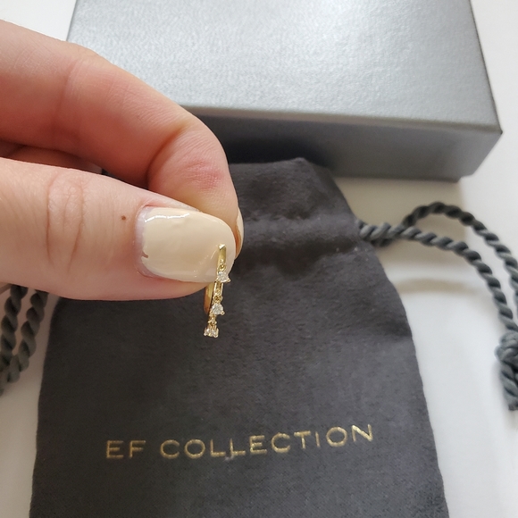 EF Collection 14k & Diamond Ear Cuff - Picture 3 of 13